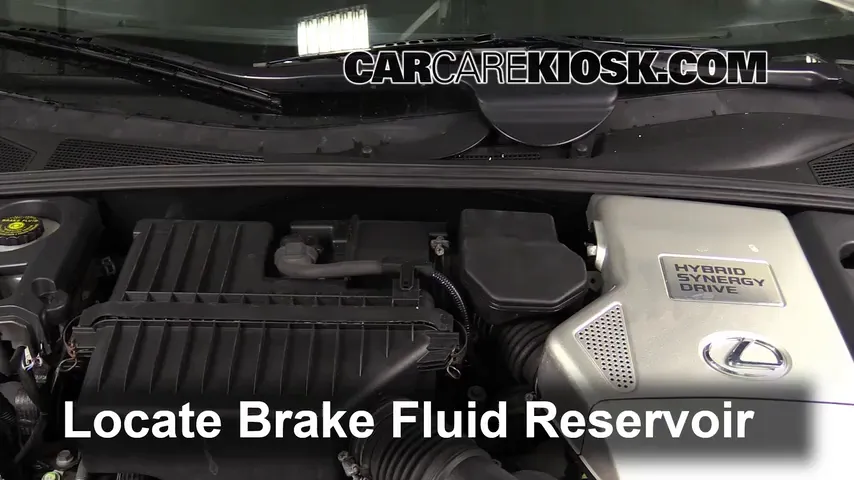 2006 Lexus RX400h 3.3L V6 Brake Fluid Add Fluid